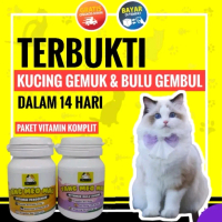 Paket Vitamin Kucing BULU GEMBUL - vitamin kucing