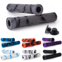 Length Rubber Bicycle Grips Anti-Slip Folding Bike Cuffs ShcokProof MTB Handlebar Covers with Plug Durable Cycling Accessories
