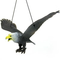 老鷹嚇鳥驅鳥器趕鳥神器寵物吊線大鷹玩具驅鳥神器用陽臺模型