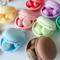 New Mini Macaron Pill Box Travel Outdoor Portable Pill Case Tablet Holder Container Medicine Camping Firstaid Pendant Hot Cute
