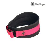 【HARBINGER】#232 女款 黑粉色 專業重訓/健身腰帶 5＂ FOAM WOMEN CORE BELT