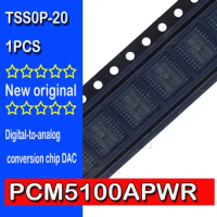 PCM5100APWR PCM5100A DAC audio 384K patch TSSOP-20 brand new original spot. Audio Stereo DAC with 32-bit, 384kHz PCM Interface
