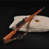 1: 6 World War II Weapon M1903-A4 Sniper / Springfield Sniper Metal Solid Wood Rifle Set миниатюрное ружье