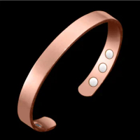 Women Men Copper Cut Bangle Jewelry Powerful Magnetic Bangle For Men Gift Healing Charm Bracelet