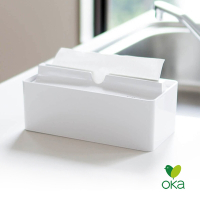日本OKA fill+fit 纖形下降式擦手紙巾盒