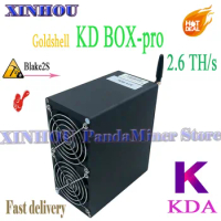 New Goldshell KD box-pro 2.6T Blake2S ASIC KDA Kadena miner better than KD-BOX KD2 KD5 Mini-DOGE CK-BOX ST-BOX HS-BOX JASMINER