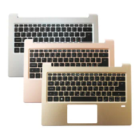 New Bosnia/German/Norwegian Backlit Keyboard with Silver/Golden/Rose Golden Palmrest Case for ACER Swift 1 113 SF113-31 N17P2