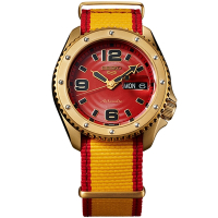 SEIKO 5 快打旋風Street Fighter V聯名腕錶－ZANGIEF桑吉爾夫(SRPF24K1)