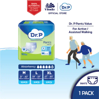 Dr. P Value Level 6 Pants Adult Diaper M10/ L9/ XL8 (1 Pack)