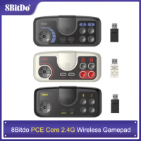 8bitdo PCE Core 2.4G Wireless Gamepad for PC Engine Mini PC Engine CoreGrafx Mini TurboGrafx-16 Mini for Nintendo Switch