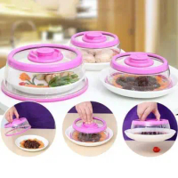 Vacuum Food Sealer Cover Kitchen Instant Vacuum Food Sealer Fresh Cover Refrigerator Dish Covers Lid Topper Dome Kitchen Tool