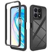 Honor X8a Magic4 Lite Bumper Case Crystal Back Cover for Huawei Honor X7a Plus Case Phone Magic 4 Lite X7 A X8 X9 360 funda