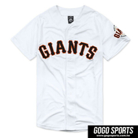【毒】MLB SF 舊金山巨人 經典款 LOGO 白色 棒球球衣【領券折222｜Cube卡+APP下單最高10%回饋】