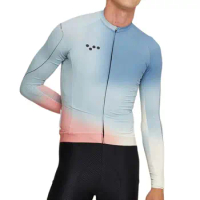 High density Lightweight fabric 2024 Pedla Summer Cycling Jersey Long Sleeve Men Customized Team Pro Race Bicycle Clothing