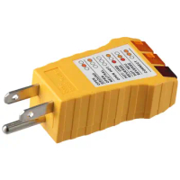 Yellow Outlet Tester Standard 120V AC Socket Tester Receptacle Tester North American Outlets