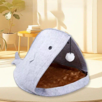 Tenda Mainan Kucing | Tenda Tempat tidur Kucing - Grey