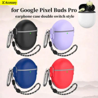 Luxury switch case for Google Pixel Buds Pro 2022 Earphone protective case hook PC Case Anti drop Case for Pixel Buds Pro
