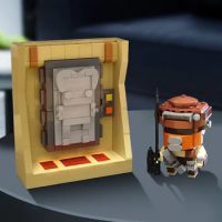 Gobricks Jabba Prize DIY Building Blocks Solo in Carbonite and Boushh Model Space Wars Trophy Hunter Bricks Sets Kids Toys Gifts
