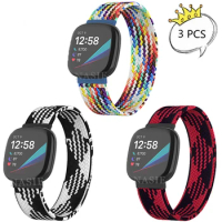 Braided Solo Loop Strap for Fitbit Versa 3 2 Watch Replacement Accessories Bracelet Wristband for Fitbit Versa Watchband Bands