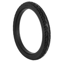 16 Inch 16 x 1.75 Bicycle Solid Tires Bicycle Bike Tires 16 x 1.75 Black Rubber Non-Slip Tires Cycling Tyre