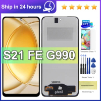 TFT S21 FE Display for Samsung S21 FE 5G LCD Display G990B G990U Touch Screen Digitizer Assembly Rep