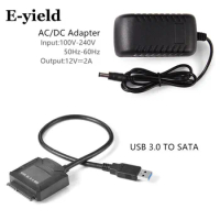Sata Adapter Cable USB 3.0 to Sata Converter 2.5 3.5 inch Super Speed Hard Disk Drive for HDD SSD USB 3.0 to Sata Cable