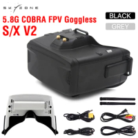SKYZONE Cobra S X V4 FPV Video Goggles Receiver 5.8G Head Tracker DVR for FPV Racing Drone