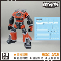 รูปลอกสไลด์น้ำ MASTER สำหรับ HG และ HGUC ขนาด 1/144 รุ่น ZOGOK ดีไซน์ยูนิคอร์น