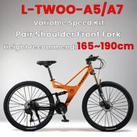 27.5inch Magnesium alloy frame Mountain bike 27/30speed off-road Bicycle MTB bike Double brake Pair Shoulder Front Fork Student