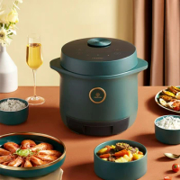 2 People Mini Steam Rice Soup Multi-cooker Multifunctional Low Sugar Rice Cookers Rice Soup Separation Household Electric Cooker