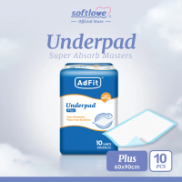 Adfit | Underpad Plus | 60x90cm (10 Sheets-per pack)