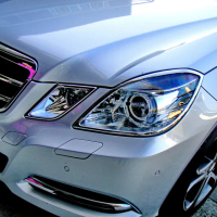 【IDFR】Benz 賓士 E S212 Estate 5門 2009~2013 鍍鉻銀 車燈框 前燈框 頭燈框 飾貼(鍍鉻燈框 燈眉)