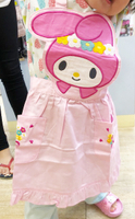 【震撼精品百貨】My Melody 美樂蒂~美樂蒂兒童用圍裙-彩色花圈#76656