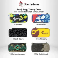 Nintendo Switch V1 V2 Oled Pouch Tas Bag Carry Case Eva Pikachu