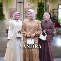 Sandra Dress - One Set Dress Rompi Wanita