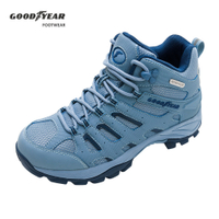 GOODYEAR固特異 山之王者-透濕防水戶外鞋/女 郊山 健走 緩衝鞋墊 藍色(GAWO32516)