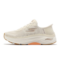 Skechers 慢跑鞋 Max Cushioning Arch Fit 女鞋 米白 足弓支撐 厚底 緩震 固特異大底 128930NTPH