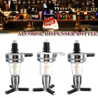 25/35/45ML Liquor Dispenser Bottle Replaceable Nozzle Head, Wine Holder Alcohol Drink Shot Bottle Whiskey Dispenser Optics Heads