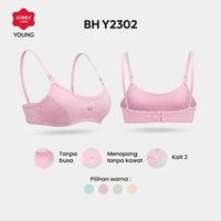 Sorex Young Bra Miniset Remaja Step 2 Busa Tipis Tanpa Kawat Kait 2 Y 2302 Biru 36
