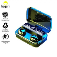 Terbaru!!! TWS Headset Bluetooh M10 Wireless Bisa Powerbank 3500mAh TWS M10