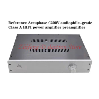 Refer to Accuphase C200V audiophile-grade Class A preamplifier high-fidelity audio amplifier, amplified 5 times