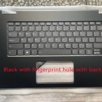 New Case Shell For Lenovo YOGA 730-15IKB 730-15IWL Laptop Palmrest Top Cover With US Backlight Keyboard With Fingerprint Hole