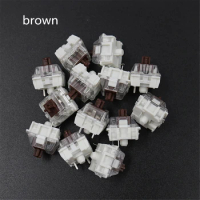 100pcs mechanical keyboard black blue brown red key switch for CIY Sockets SMD 3pin Thin pins Compatible with MX switch