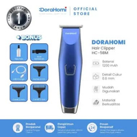 Dorahomi Mesin Cukur Rambut Alat Pencukur Kumis Jenggot Baterai Cas