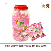 Yupi Mallow Krunchy Choco Pie jar Kemasan Toples marshmallow 144 Gram 18pcs Rasa Enak Untuk Cemilan 