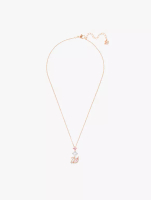 Swarovski Dazzling Swan Y Necklace - Pink