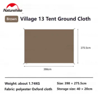 Naturehike Village 13 Automatic Tent Floor Mat Tent Accessories Moisture-Proof Pad Camping Tent Ground Cloth Picnic