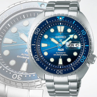 SEIKO 精工 PROSPEX PADI 海龜 陶瓷錶圈200米潛水機械錶-藍45mm SRPK01K1/4R36-06Z0F_SK028
