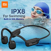 Xiaomi Mijia Swimming Bone Conduction Earphones Bluetooth 5.3 Wireless Waterproof 32GB MP3 Player Headphone with Mic Headset