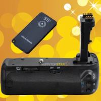 Battery Grip for Canon EOS 70D 80D 90D BG-E14 w/Infrared Remote Battery Holder Vertical for Canon LP-E6 and AA/LR6 Battery